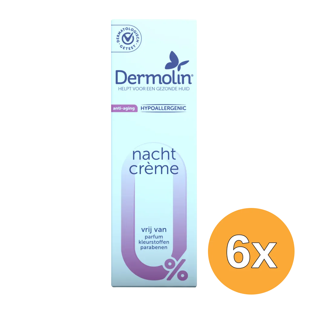6x Dermolin Nachtcreme Anti-Aging flacon (50 ml)