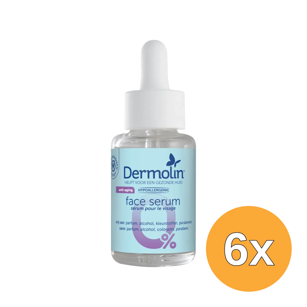 6x Dermolin Serum Anti-Aging met pipet (30 ml)