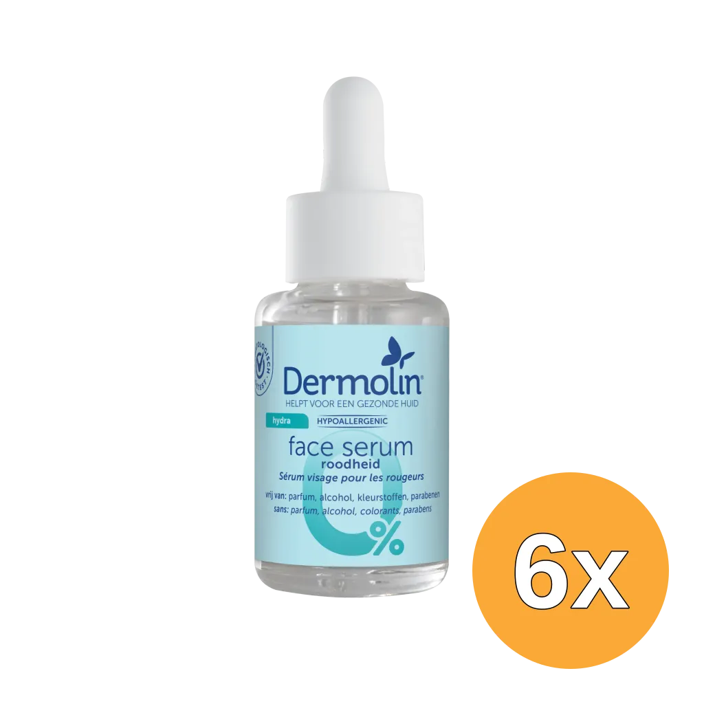 6x Dermolin Serum Roodheid met pipet (30 ml)