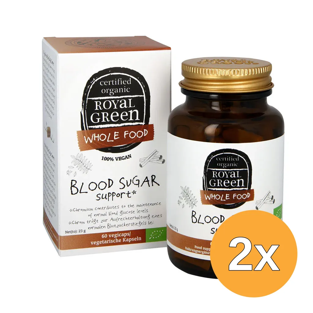 2x Royal Green Blood Sugar Support Bio (60 vega capsules)