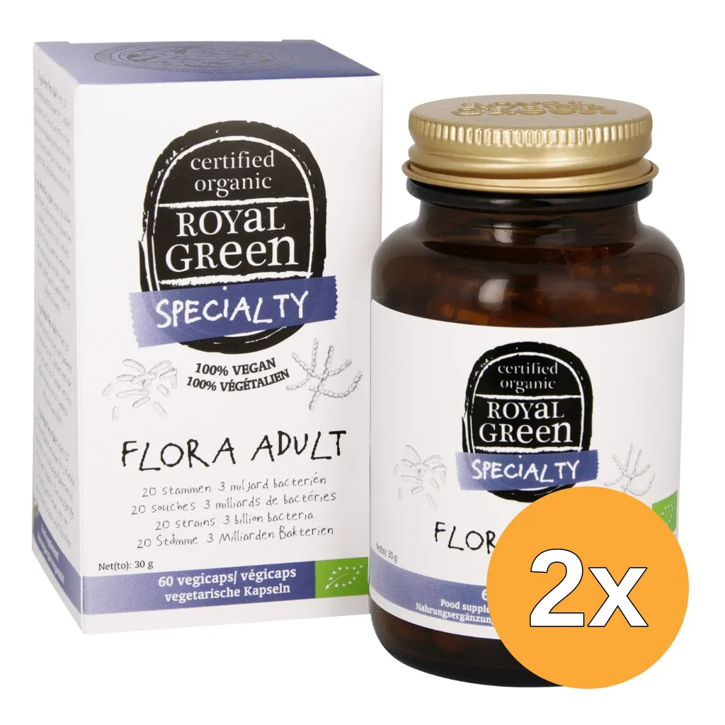 2x Royal Green Flora Adult Bio (60 vega capsules)