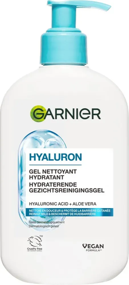 Garnier Skinactive Reinigingsgel Hyaluronzuur en Aloë Vera (250 ml)