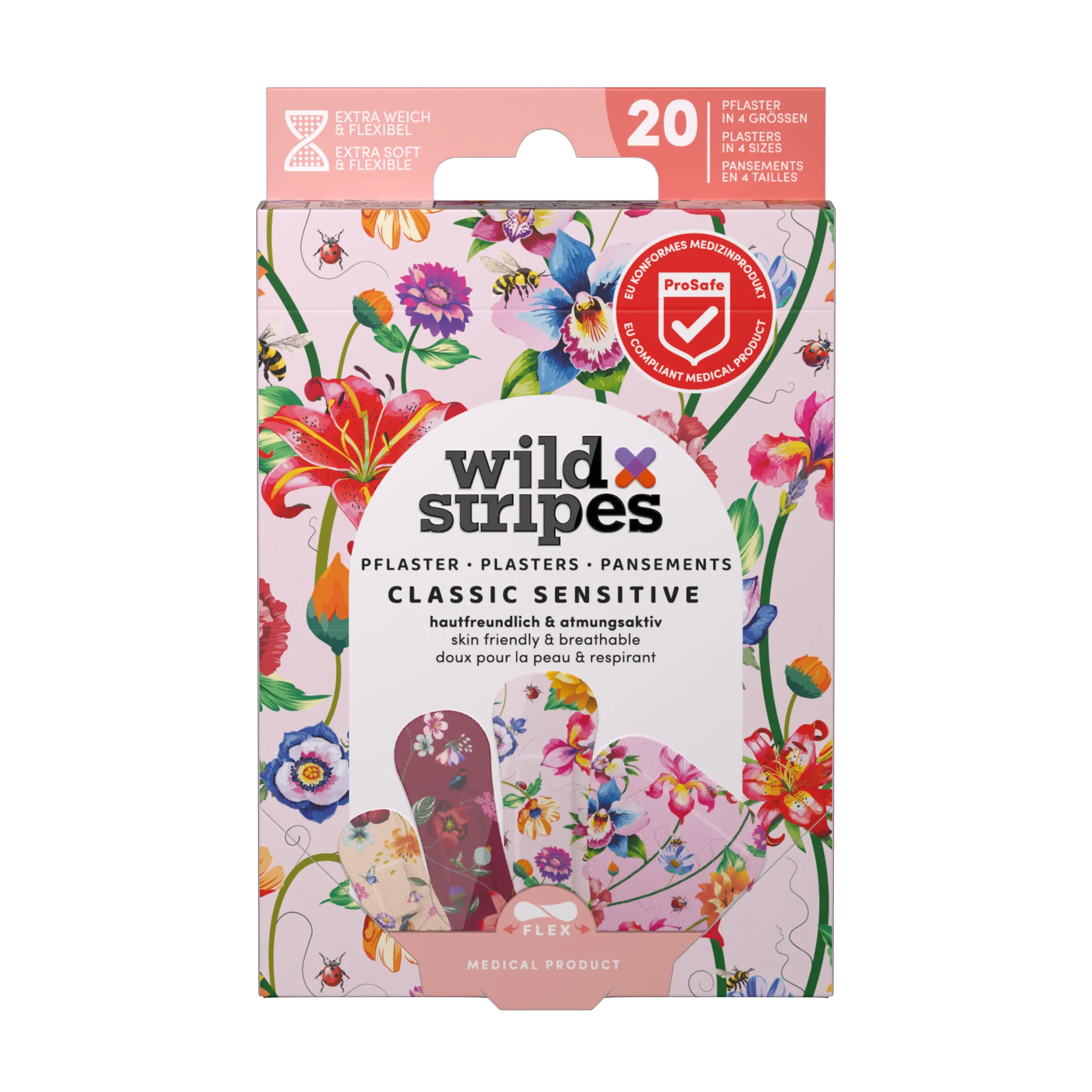 Wild Stripes Classic Sensitive Vintage Flowers (20 stuks)