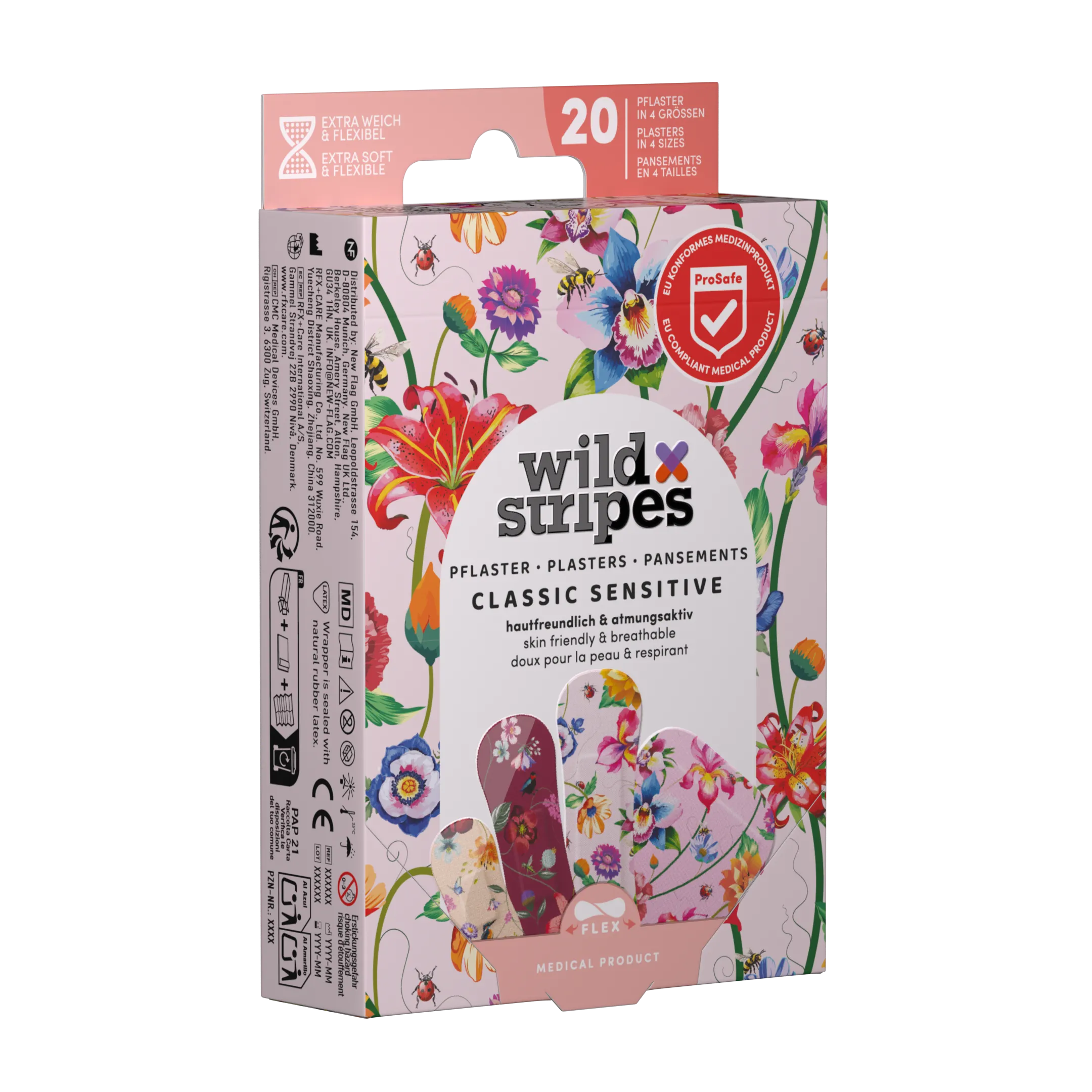 Wild Stripes Classic Sensitive Vintage Flowers (20 stuks)
