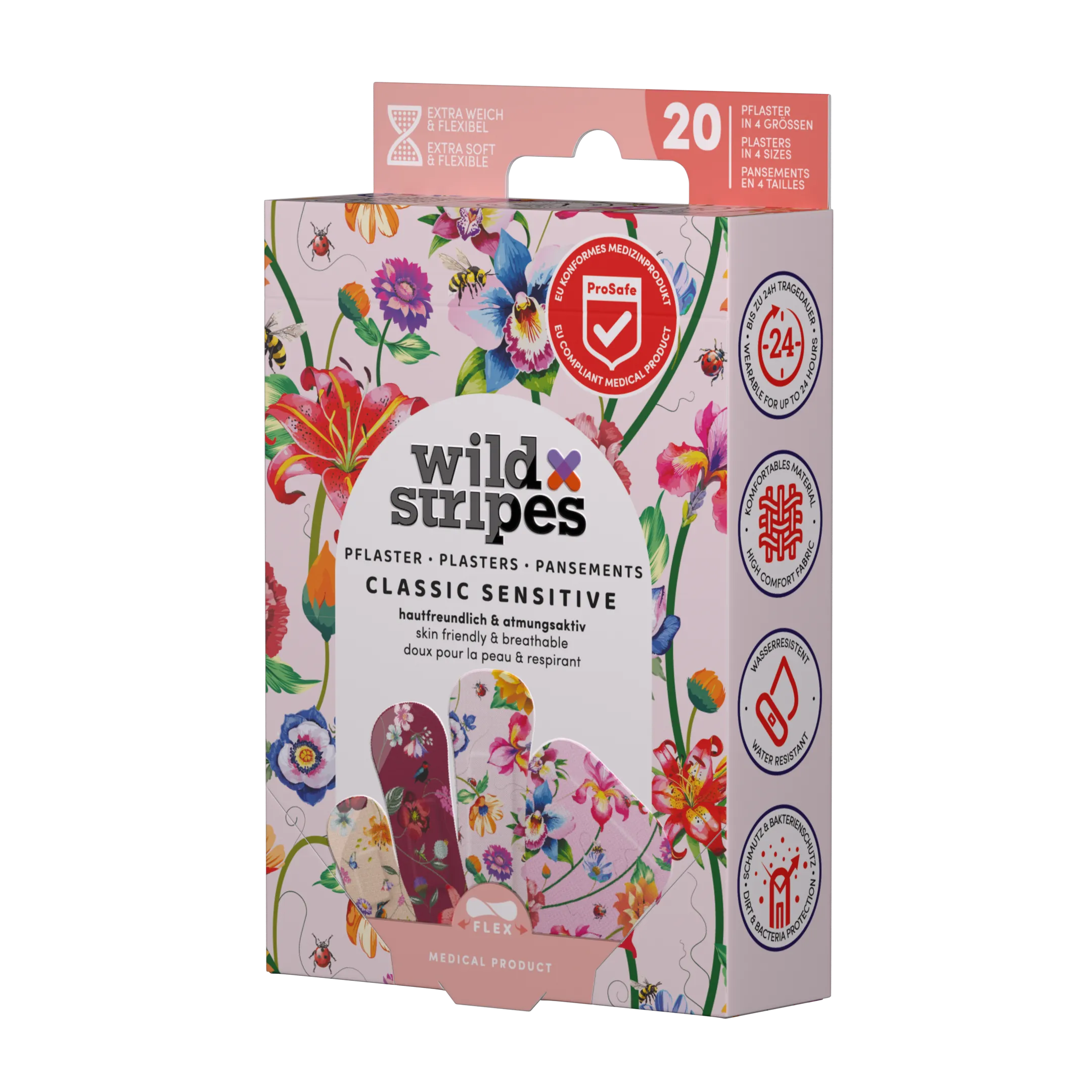 Wild Stripes Classic Sensitive Vintage Flowers (20 stuks) - image 2