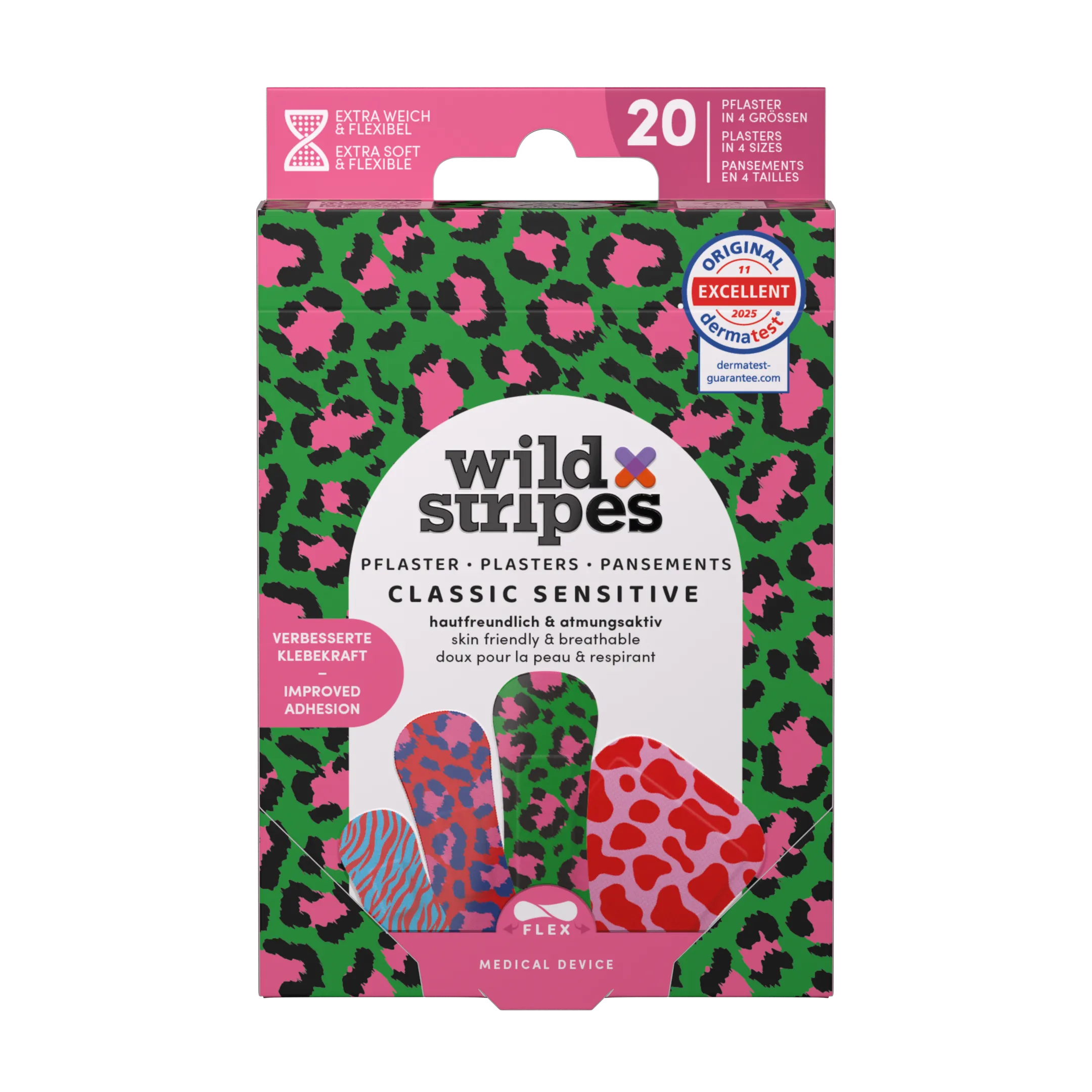 Wild Stripes Classic Sensitive Animal Color (20 stuks)
