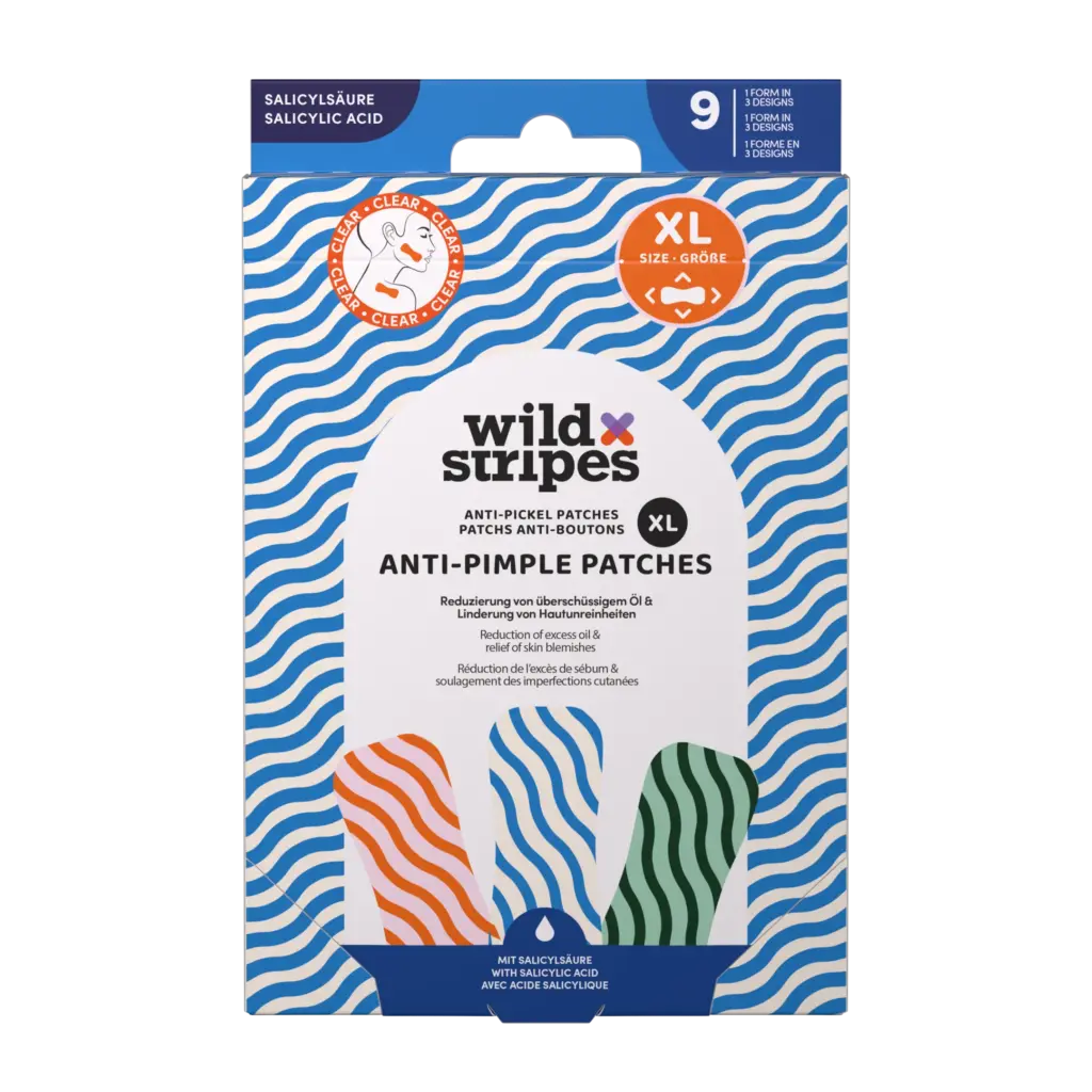 Wild Stripes Anti-pimple Patches XL Clear (9 stuks)