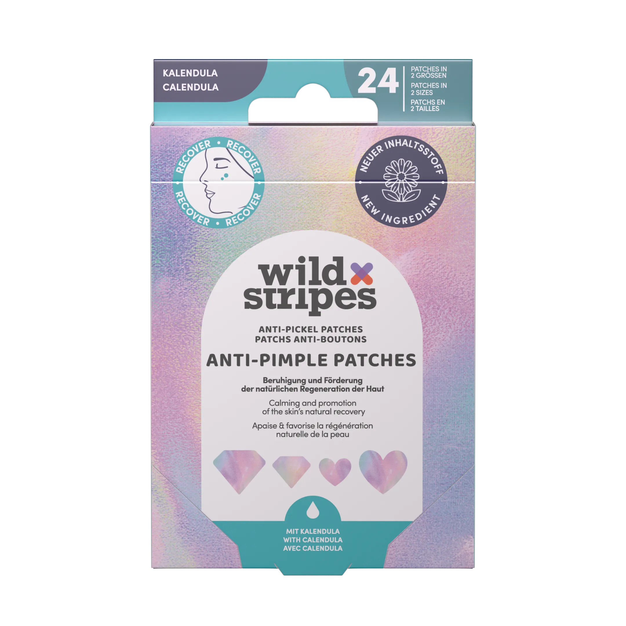 Wild Stripes Anti-pimple Patches Diamond Recovery (24 stuks)