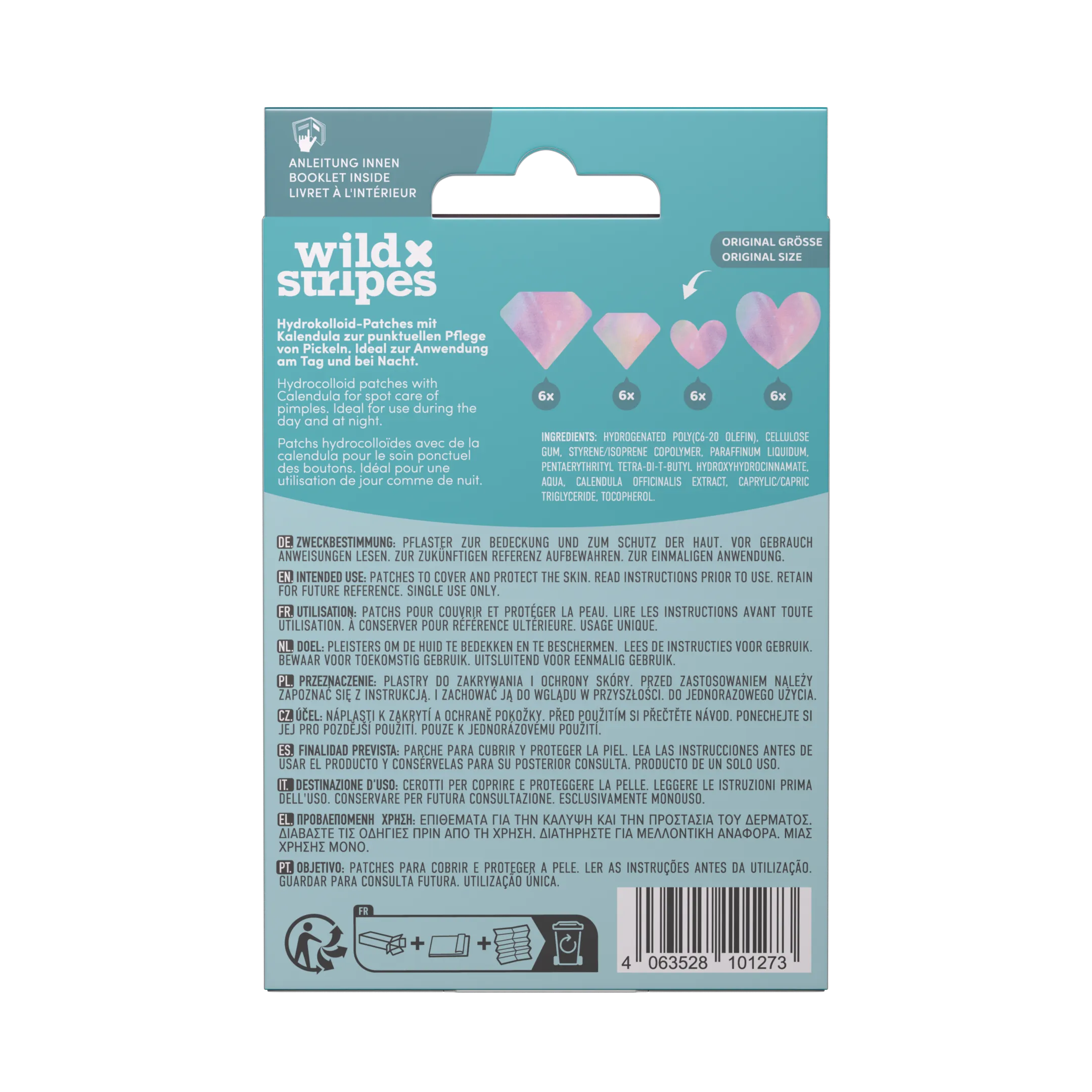 Wild Stripes Anti-pimple Patches Diamond Recovery (24 stuks)
