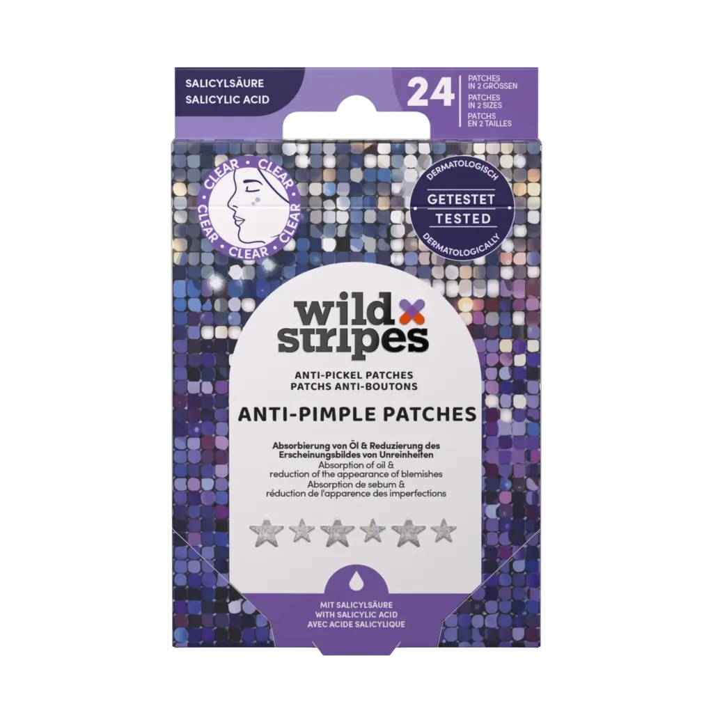 Wild Stripes Anti-pimple Patches Shining Stars (24 stuks)