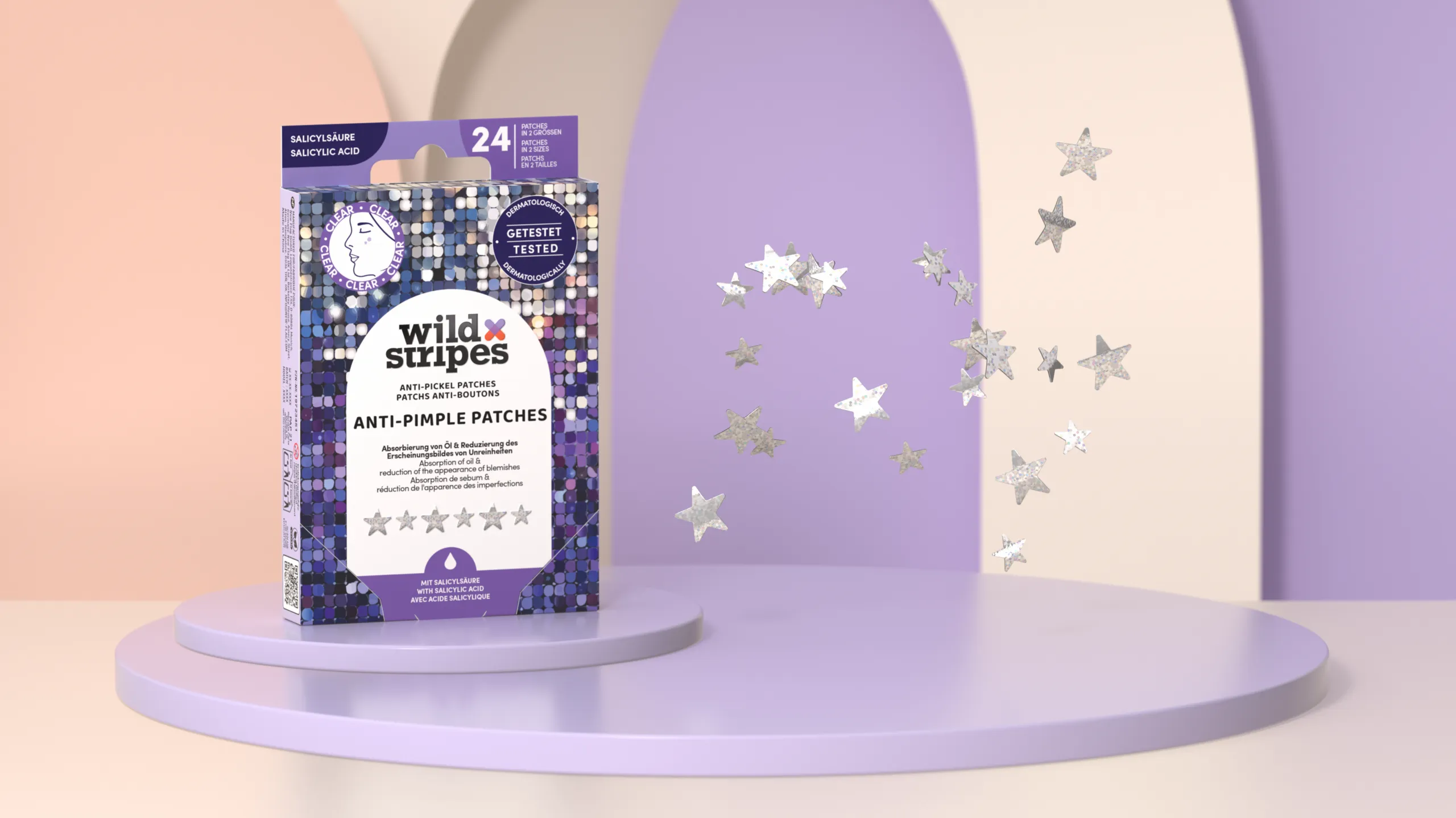 Wild Stripes Anti-pimple Patches Shining Stars (24 stuks) - image 4