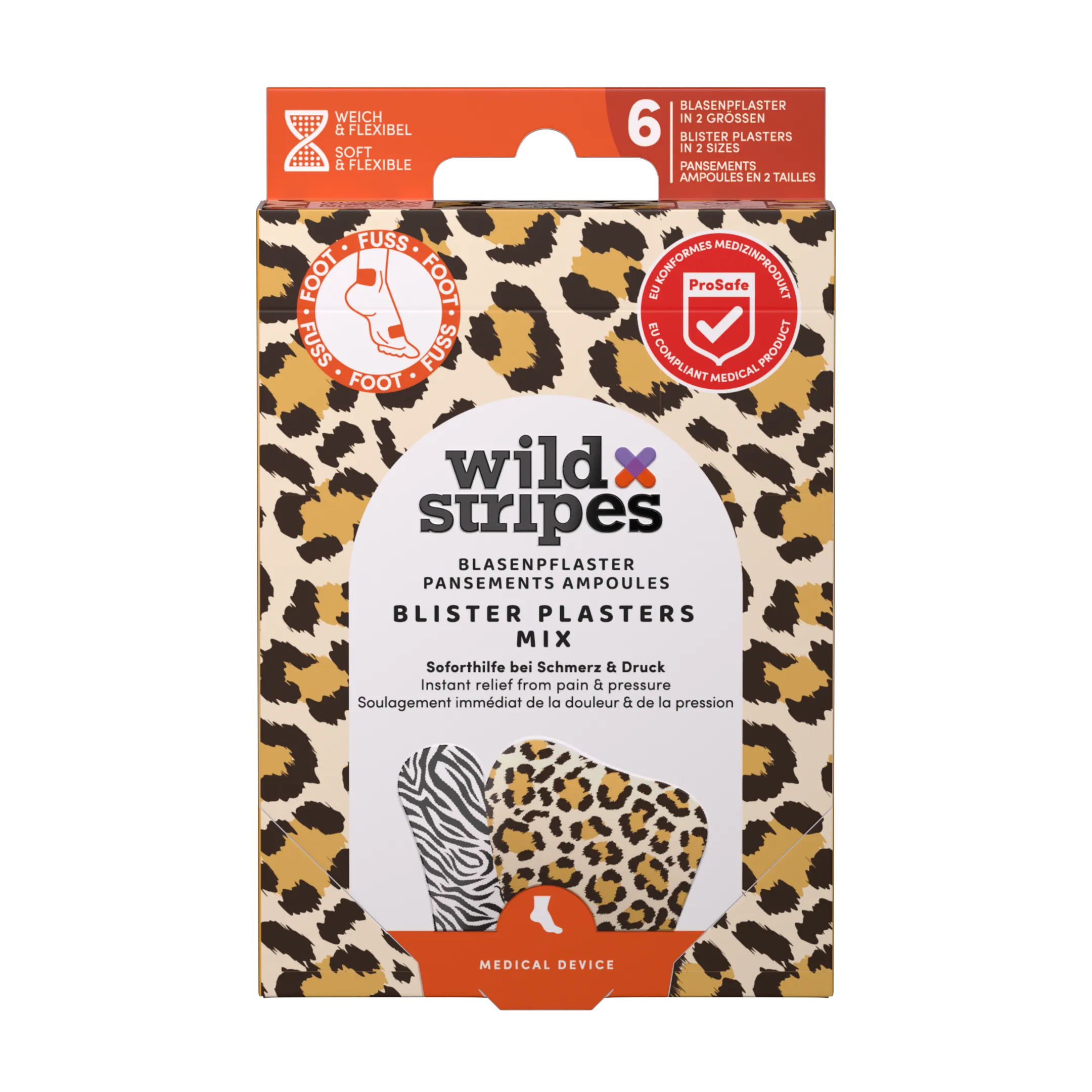 Wild Stripes Blarenpleisters Animal (mixed) (6 stuks)