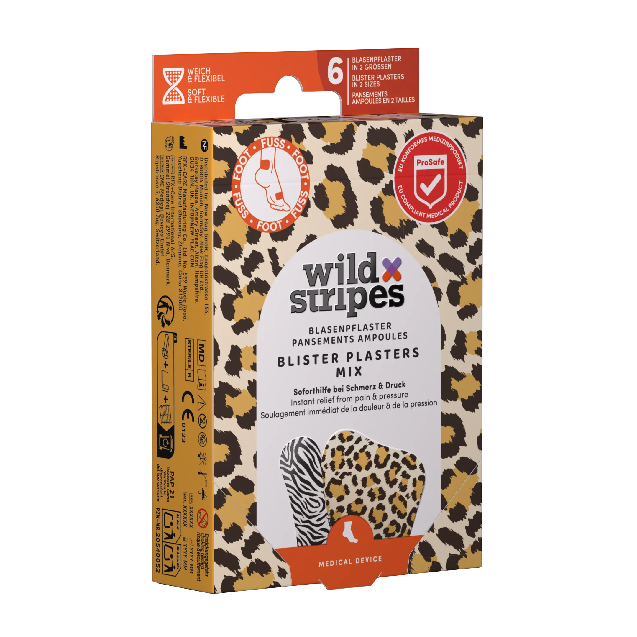 Wild Stripes Blarenpleisters Animal (mixed) (6 stuks)
