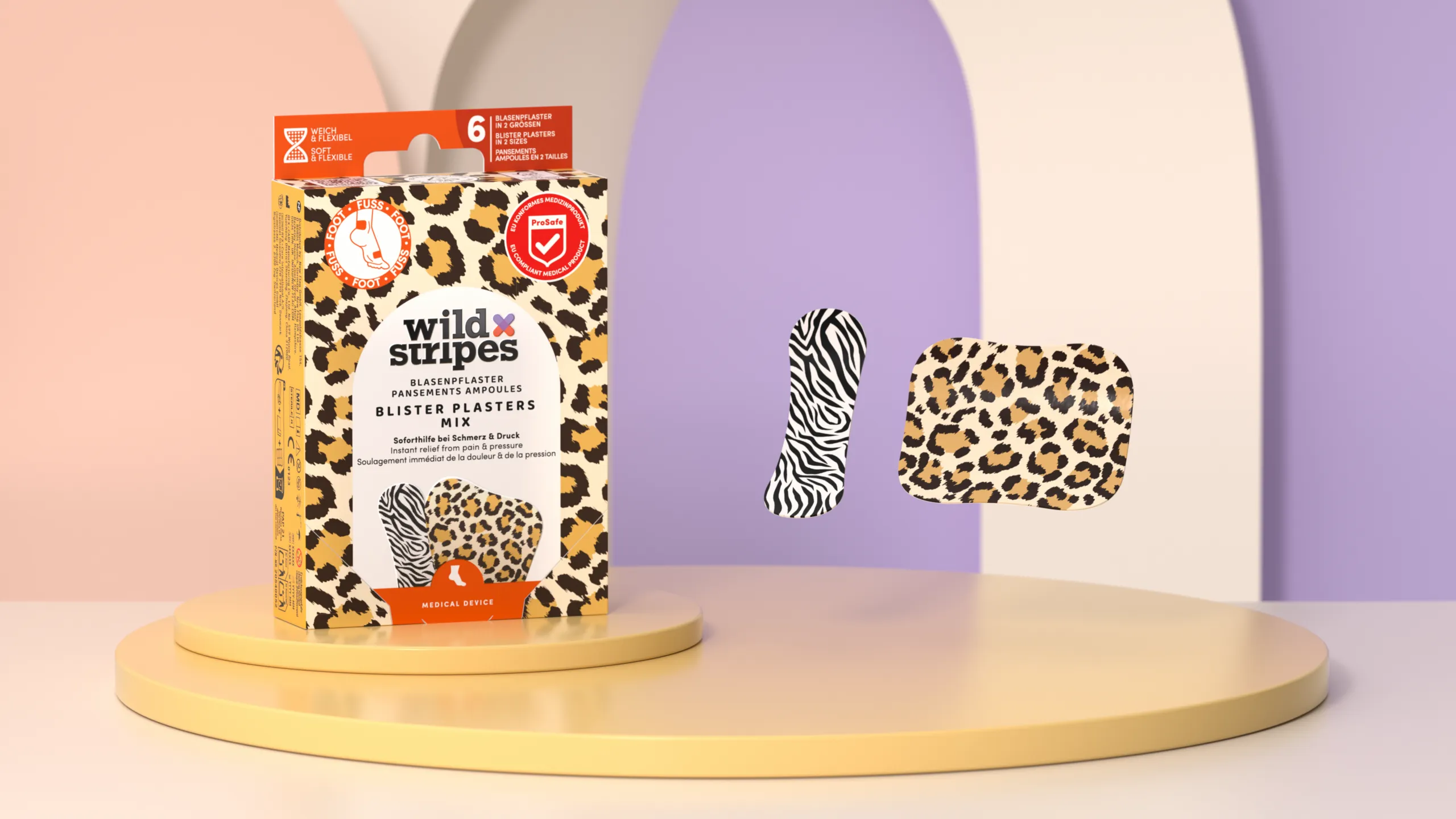 Wild Stripes Blarenpleisters Animal (mixed) (6 stuks) - image 4
