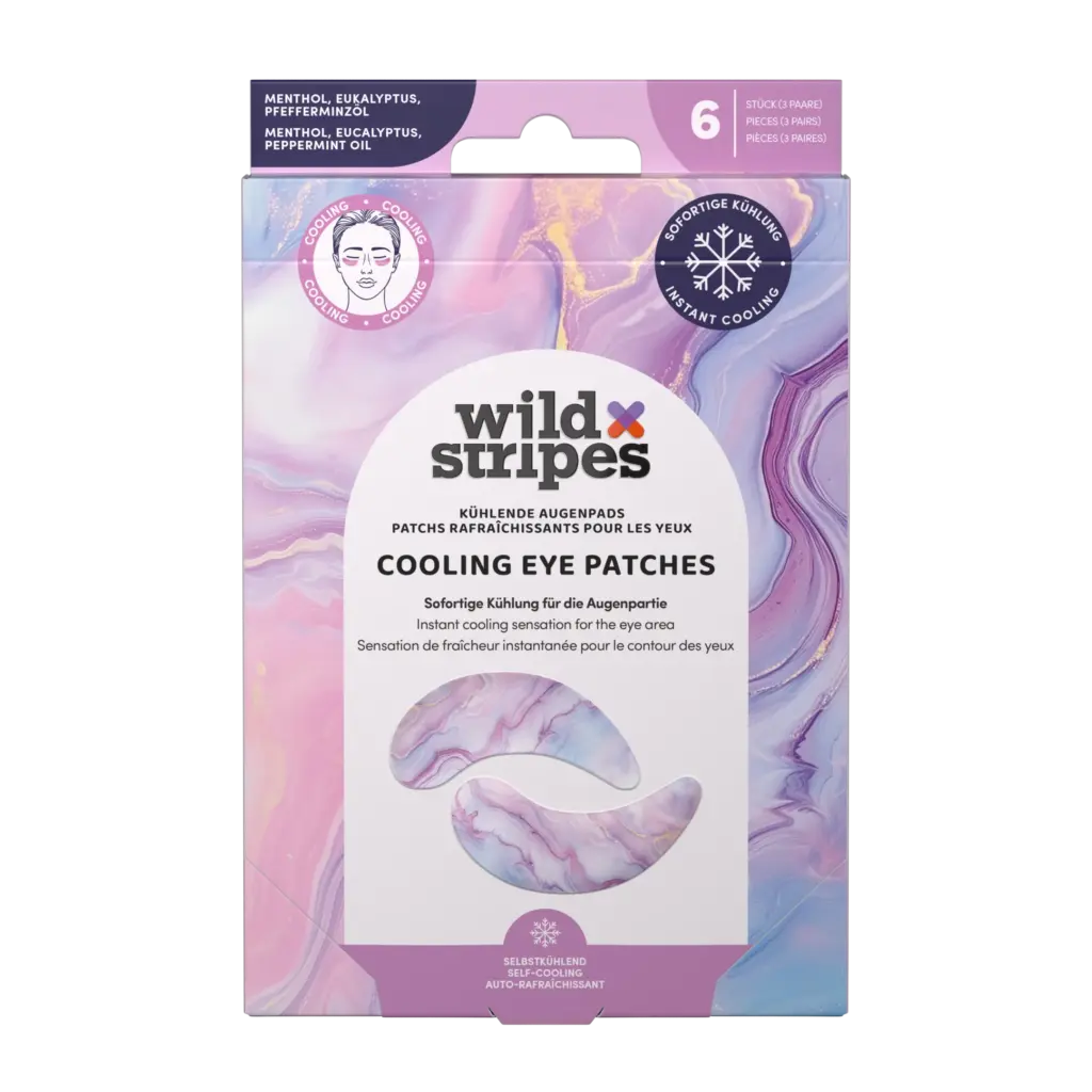 Wild Stripes Cooling Eye Patches Marble Rose (3 stuks)