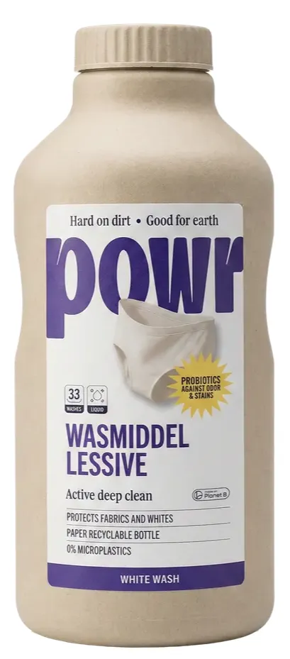 Powr Wasmiddel Witte Was Vloeibaar (1LT)