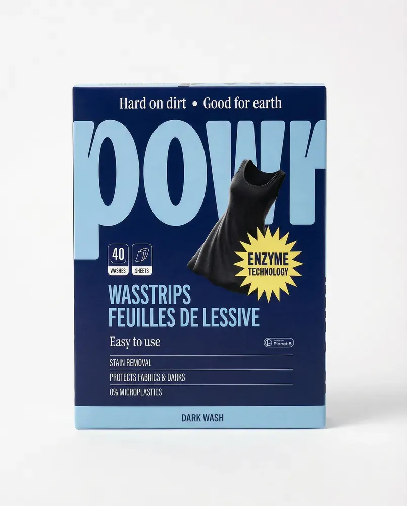 Powr Wasstrips Donkere Was (40 stuks)