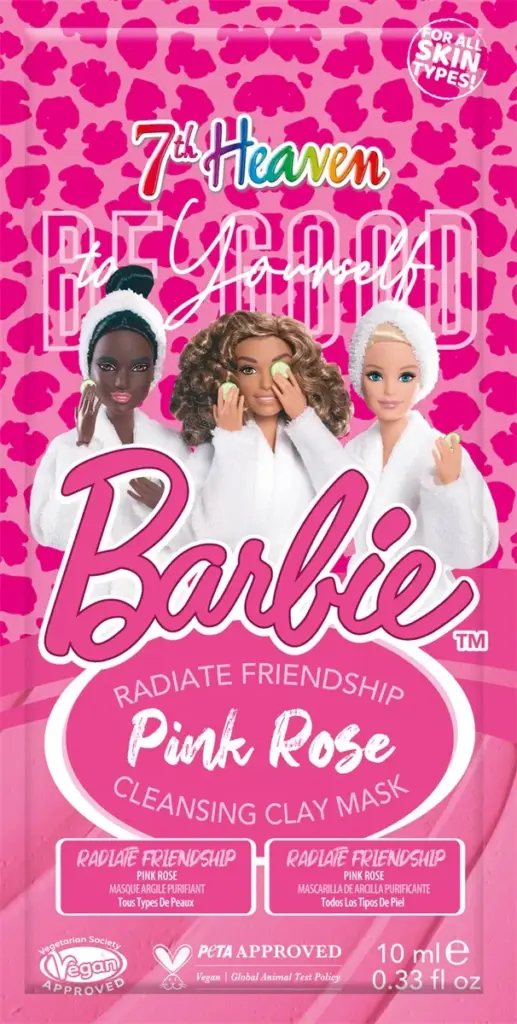 Montagne Jeunesse 7Th Heaven Mask Barbie Clay Pink Rose (1 stuk)