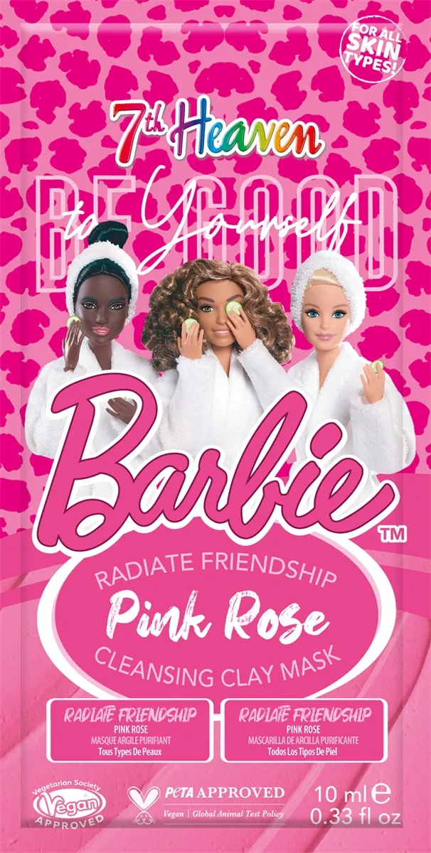 Montagne Jeunesse 7Th Heaven Mask Barbie Clay Pink Rose (1 stuk)