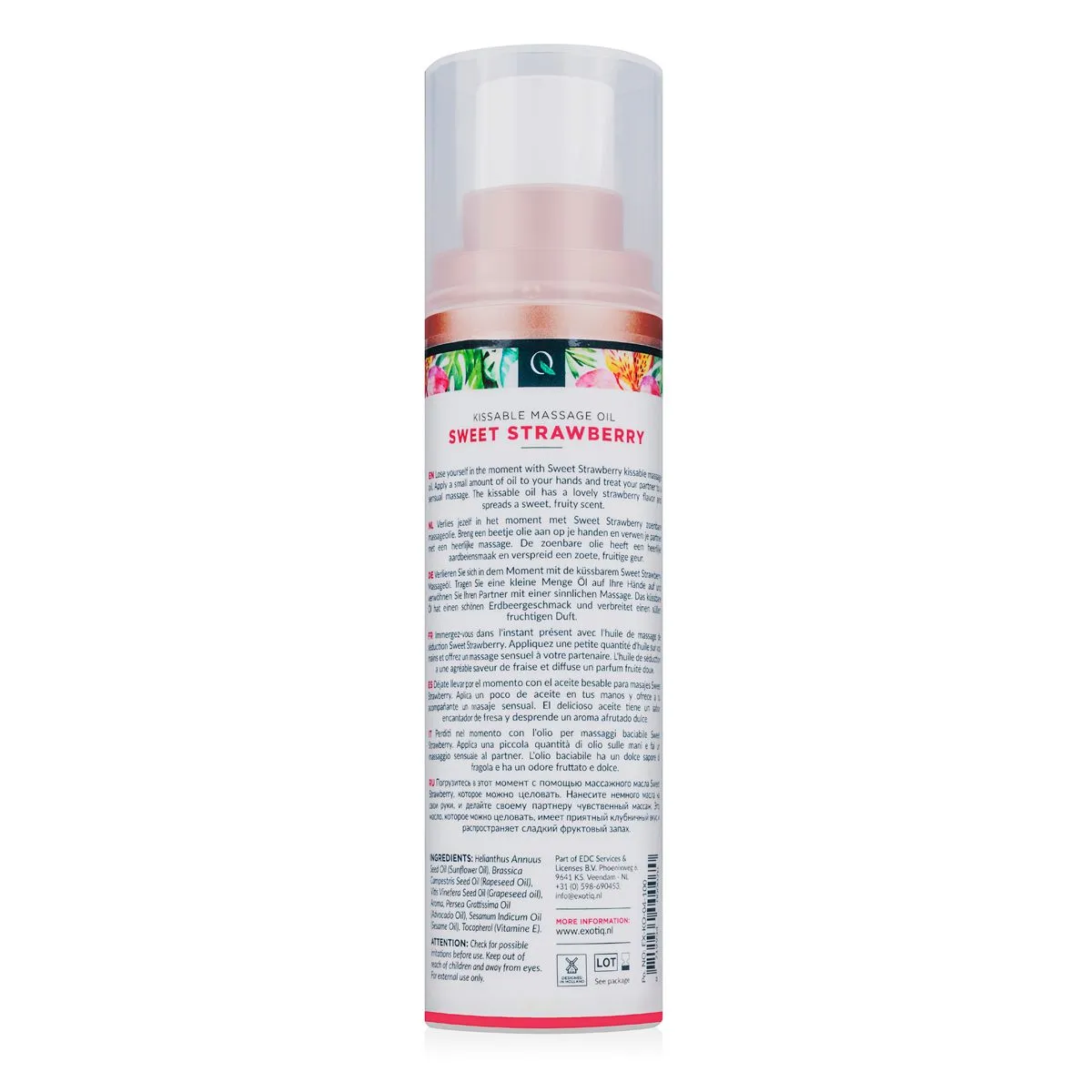 Exotiq Massageolie Sweet Strawberry (100 ml) - image 4