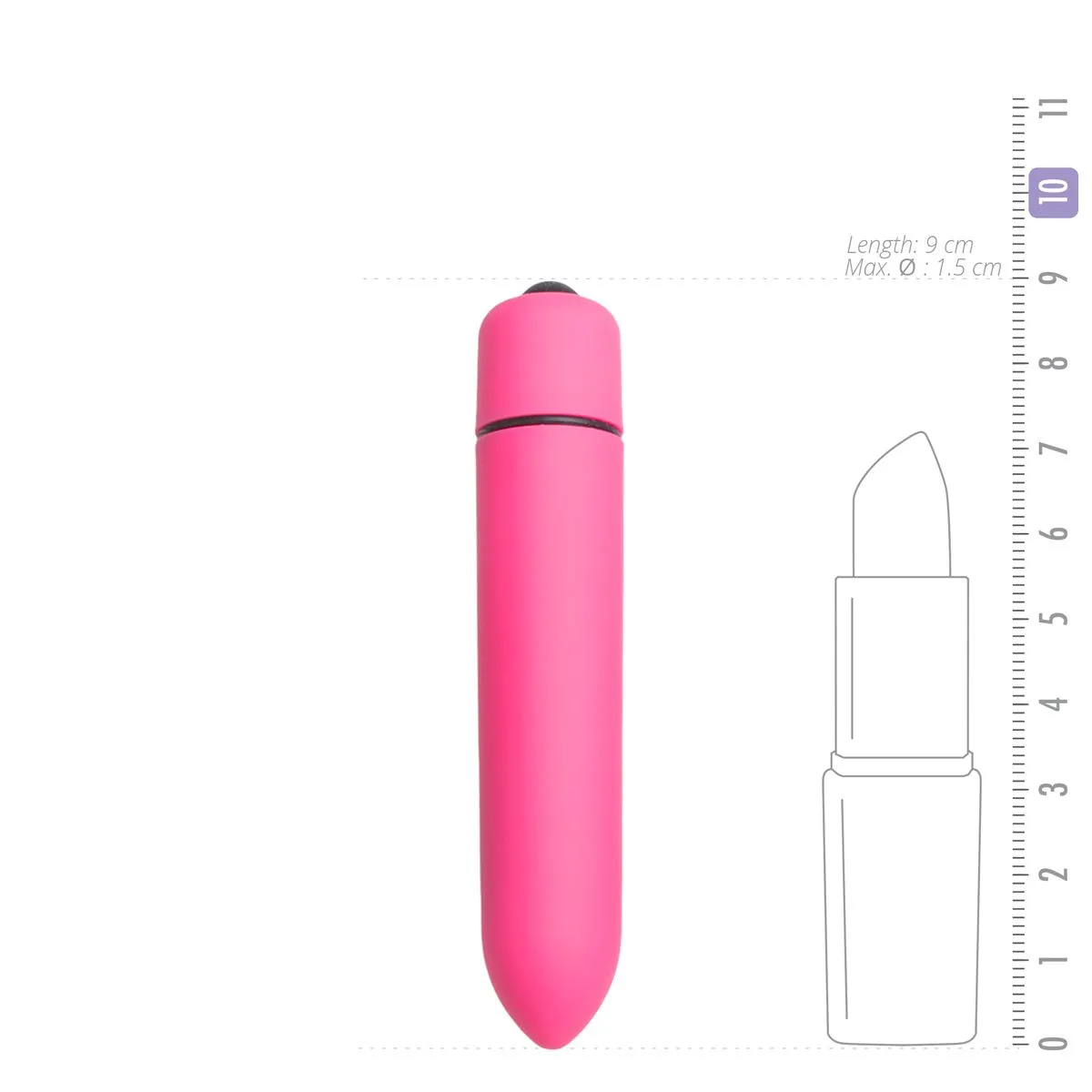 Easytoys Mini Vibe Collection Bullet Vibrator - Roze (1 stuk) - image 2