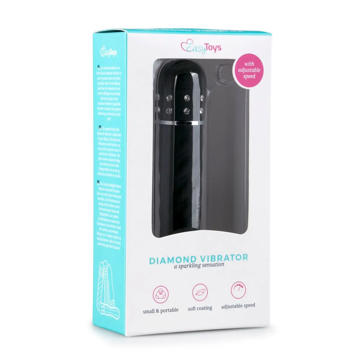 Easytoys Mini Vibe Collection Easytoys Mini Vibrator Gedraaid - Zwart (1 stuk)