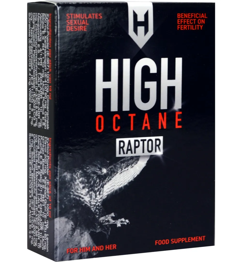 Morningstar High Octane Raptor - Voor koppels - 5 zakjes (5 stuks)