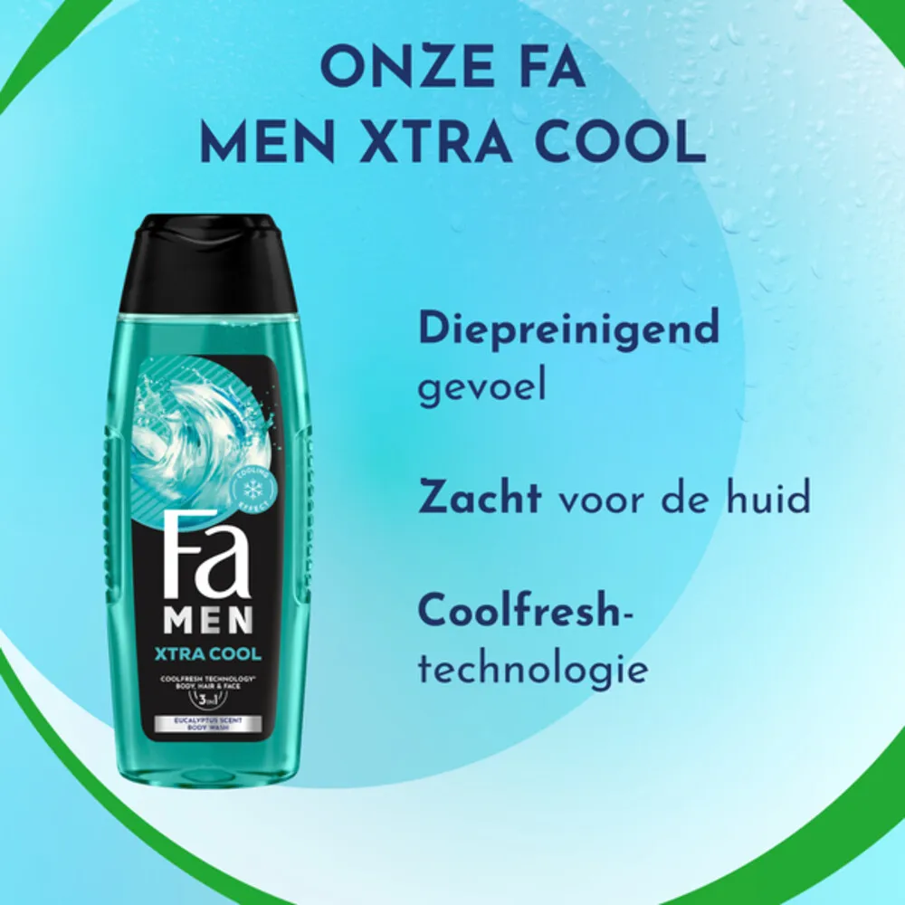 Fa Men 3in1 Douchegel Xtra Cool (250 ml) - image 2