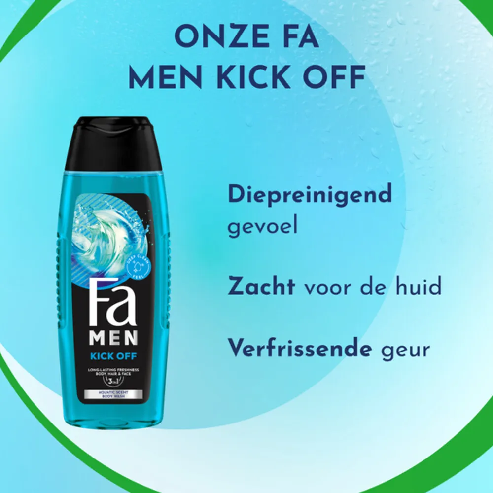 Fa Men 3in1 Douchegel Kick Off (250 ml) - image 2