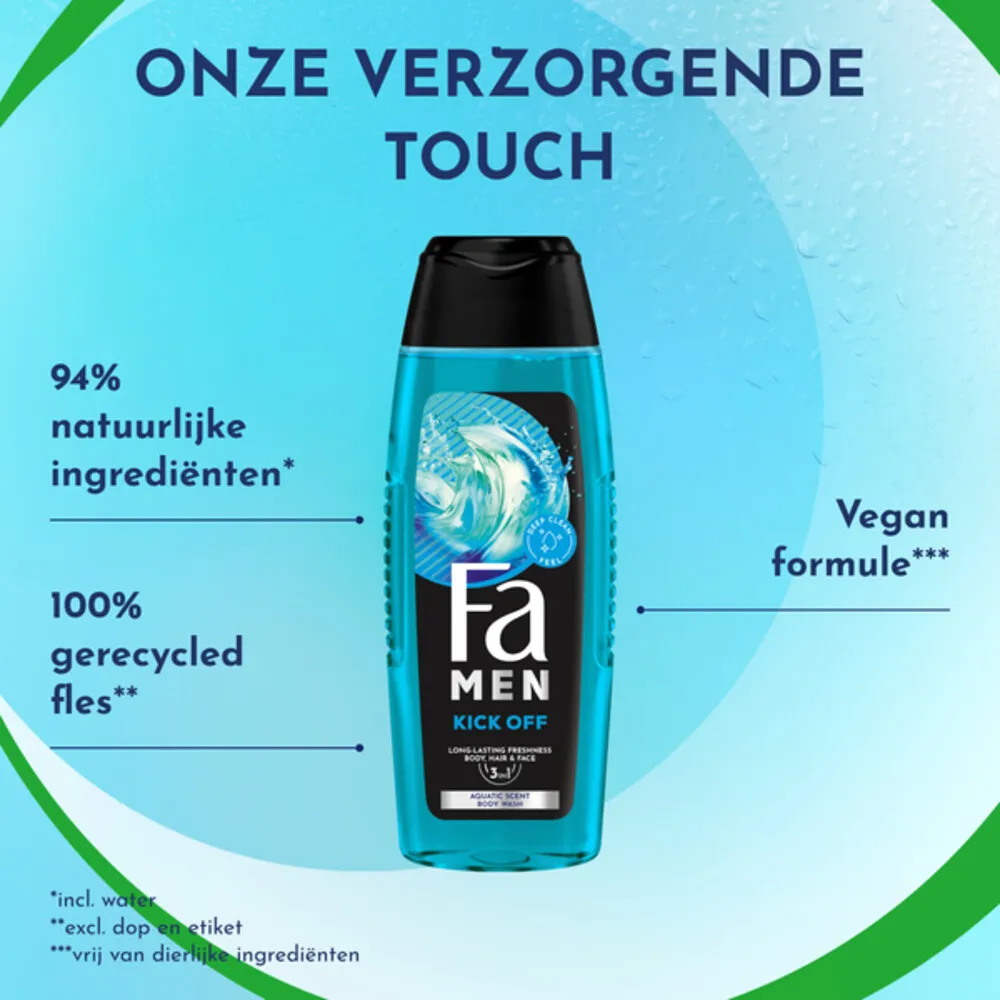 Fa Men 3in1 Douchegel Kick Off (250 ml) - image 3