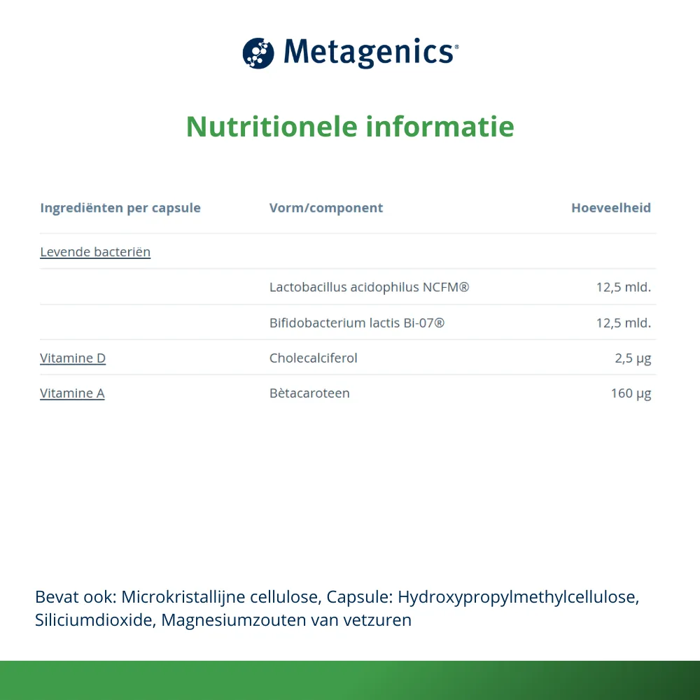 Metagenics Bactiol Plus NF (15 capsules) - image 2