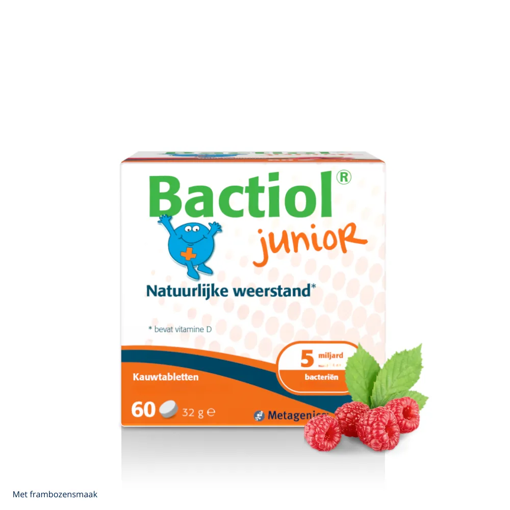 Metagenics Bactiol Junior Chew (60 kauwtabletten)