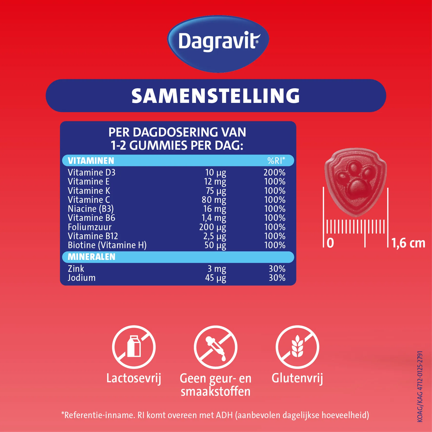 Dagravit Kids Multi 3-5 Jaar Paw Patrol (120 gummies) - image 3
