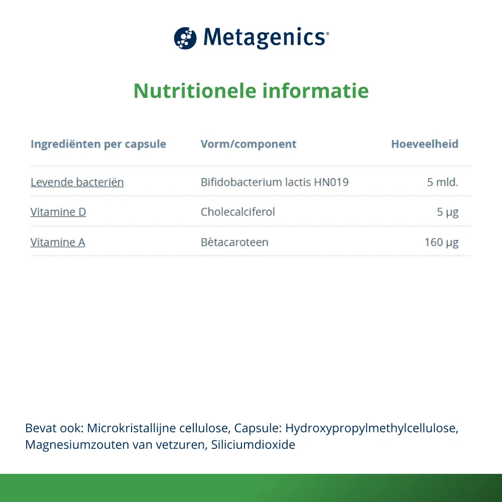 Metagenics Bactiol Easy NF (60 capsules)