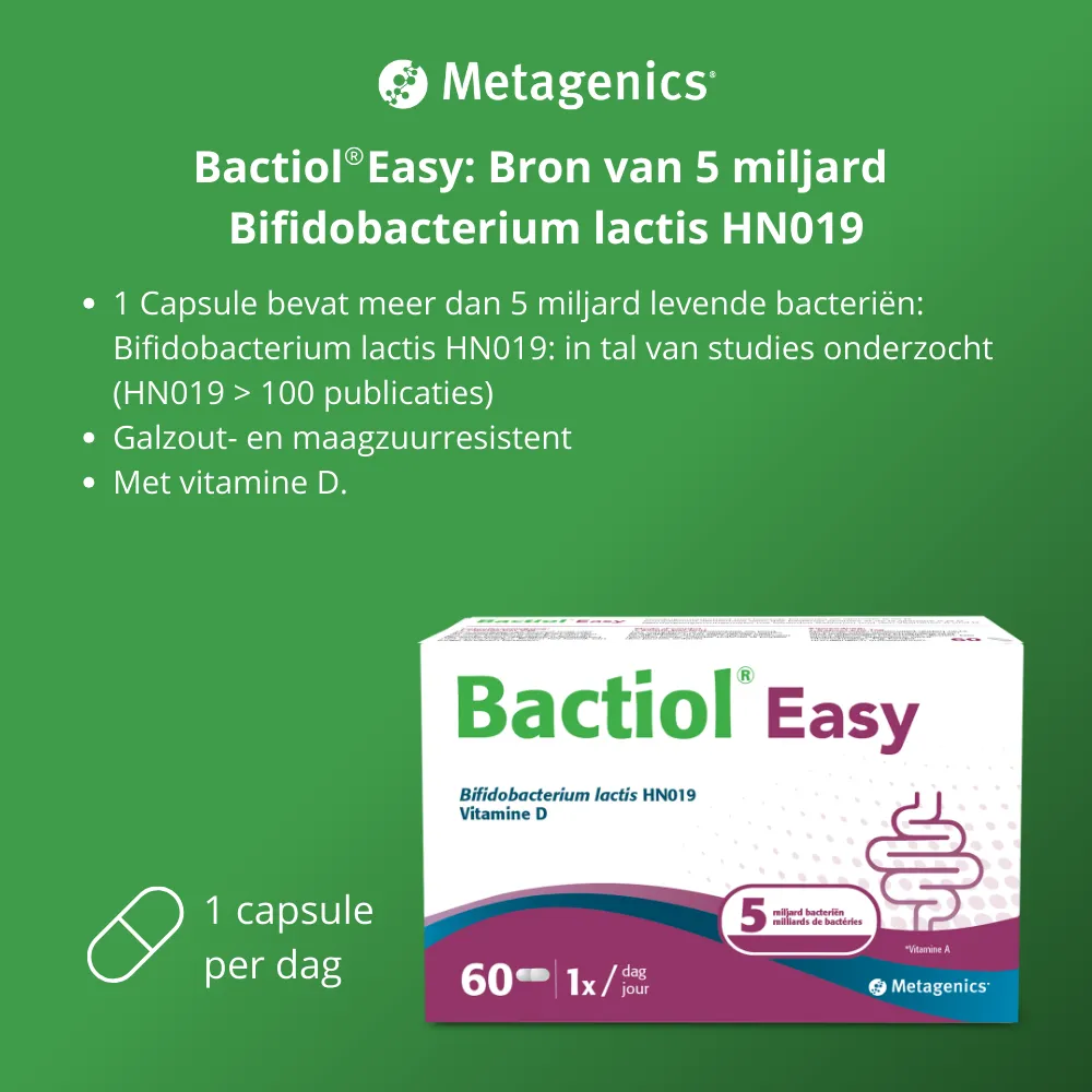 Metagenics Bactiol Easy NF (60 capsules) - image 4