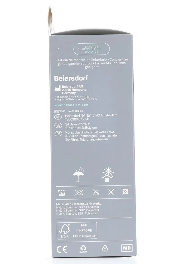 Hansaplast Sport kniebandage verstelbaar (1 stuk) - image 4