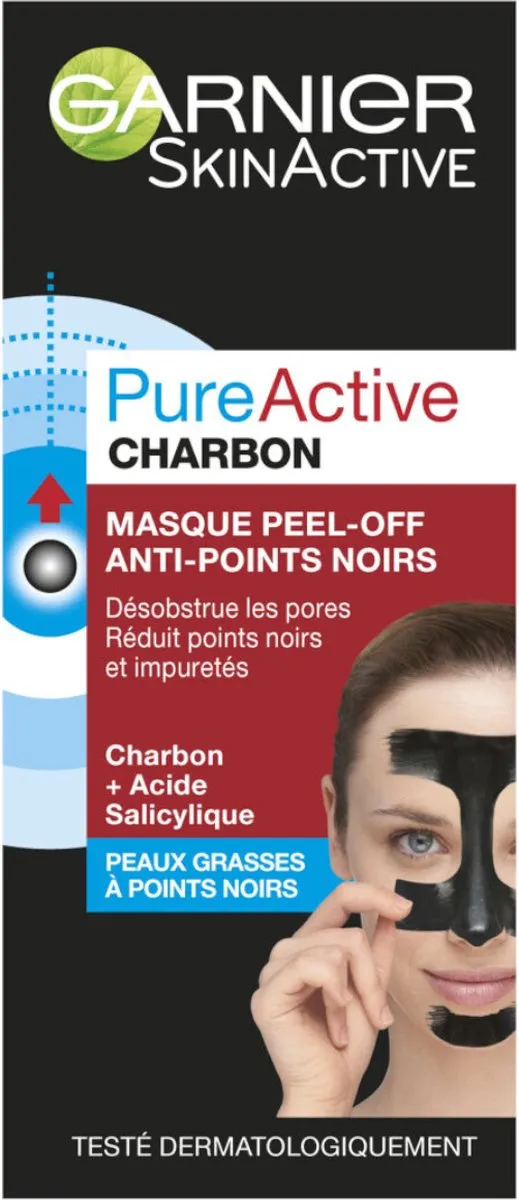 Garnier Pure Active Peel-Off Masker Charcoal (50 ml)