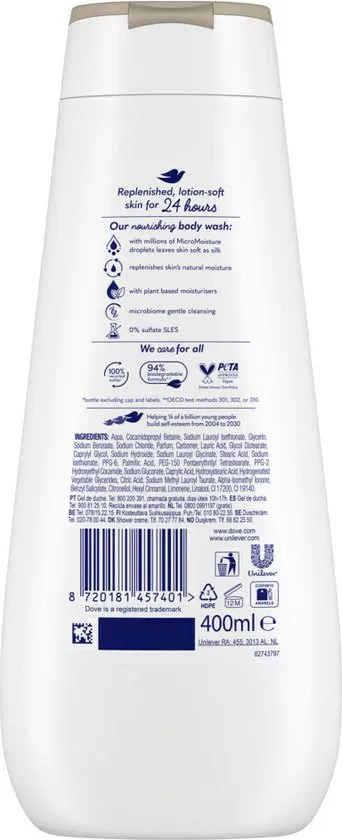 Dove Showergel Nourishing Silk (400 ml)