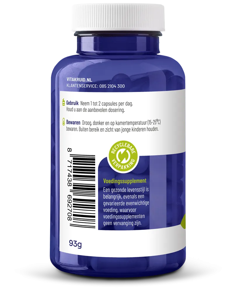 Vitakruid Choline Complex met Inositol, B1, B5, B12 & Folaat (90 vega capsules)