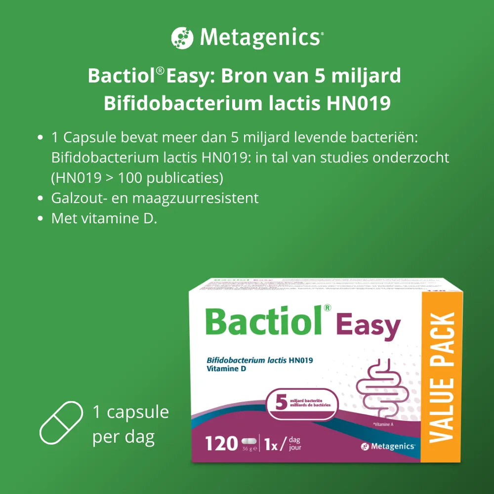 Metagenics Bactiol Easy (120 capsules) - image 4