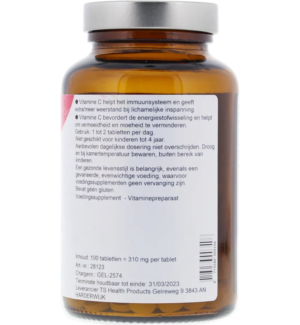 TS Choice Vitamine C 200 mg & bioflavonoiden (100 tabletten) - image 2
