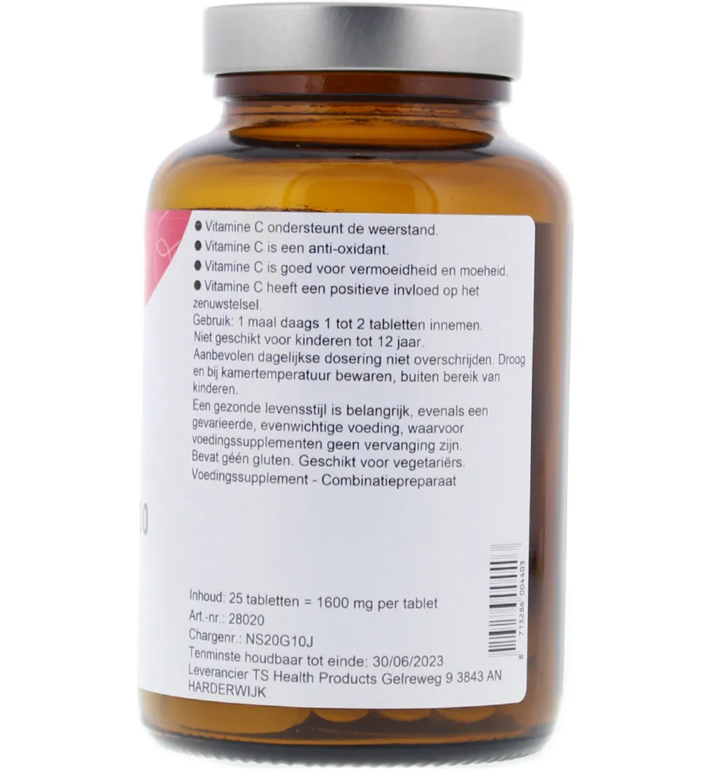TS Choice Vitamine C 1000 mg & bioflavonoiden (25 tabletten) - image 2
