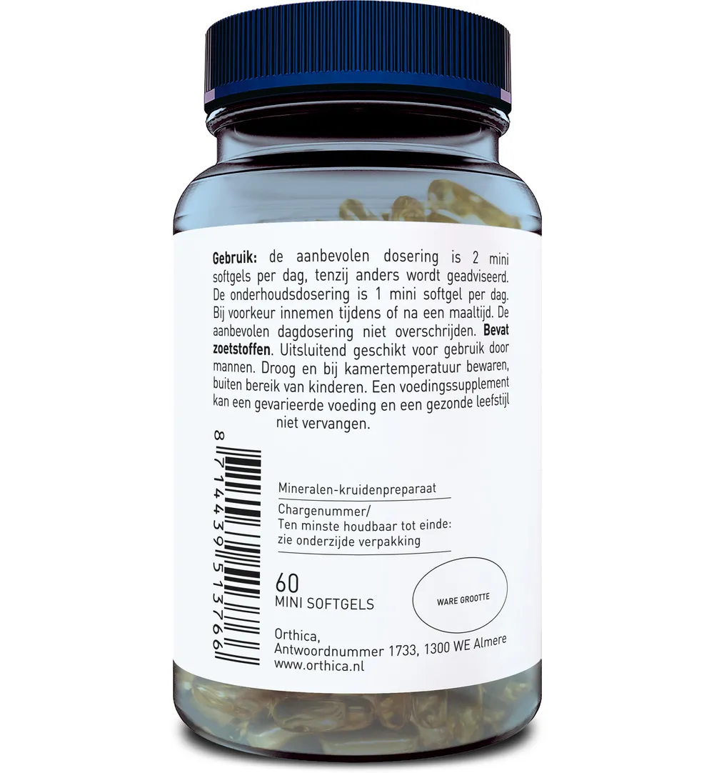 Orthica Prostaat Support (60 softgels) - image 2