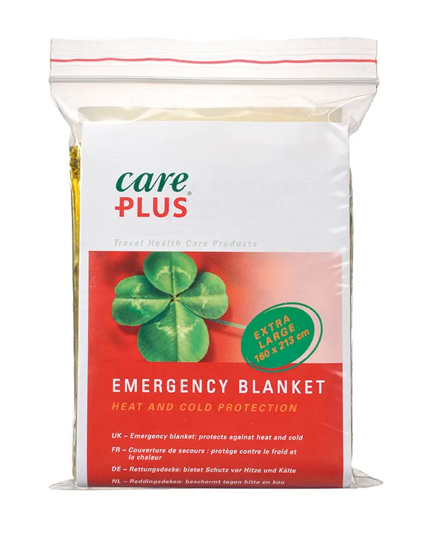 Care Plus Emergency Blanket Gold/Silver (1 stuk)