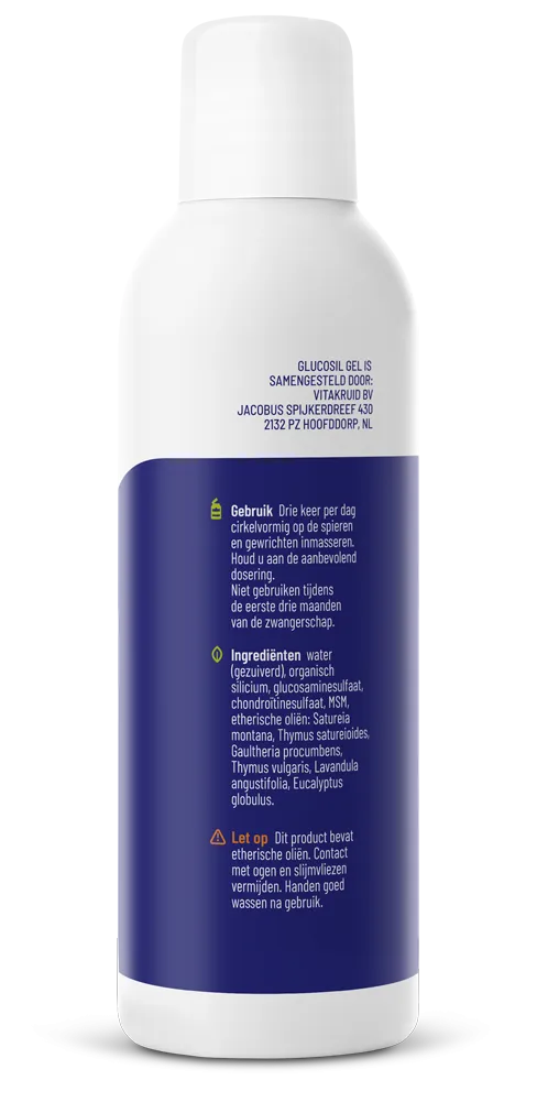 Vitakruid GlucoSil Glucosamine Chondroitine MSM Silicium Gel (150 ml)