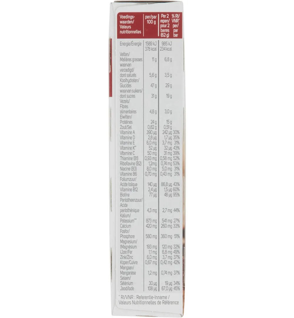 Modifast Intensive Snack & Meal Lunchreep Melkchocolade (6 x 31 gr)