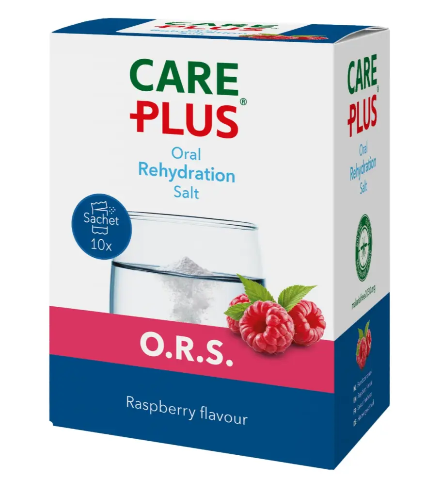Care Plus O.R.S. Framboos Kind (10 stuks)