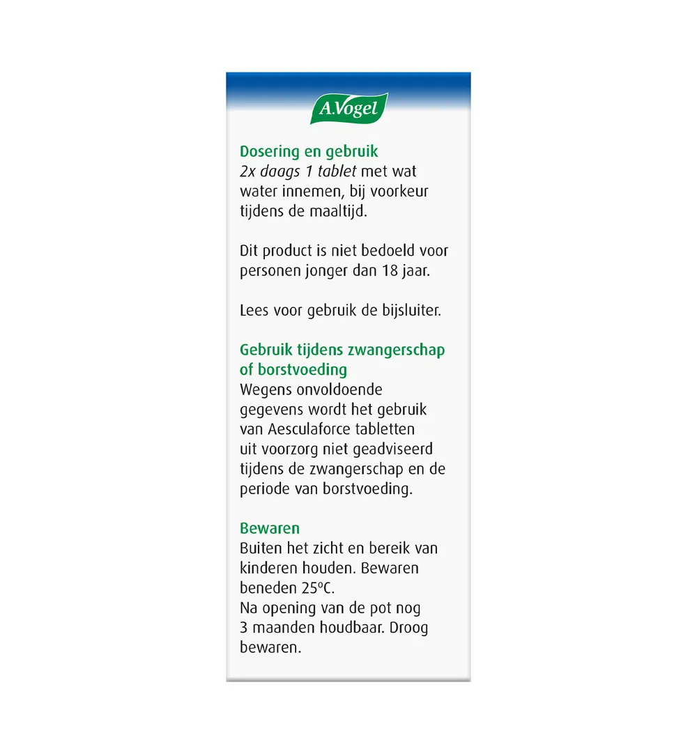 A.Vogel Aesculaforce (30 tabletten) - image 2
