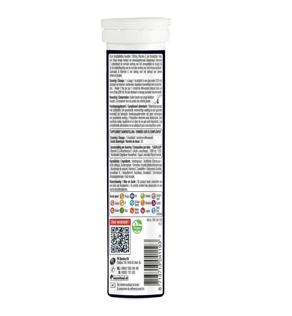 Lucovitaal Vitamine C 1000mg (20 bruistabletten) - image 3