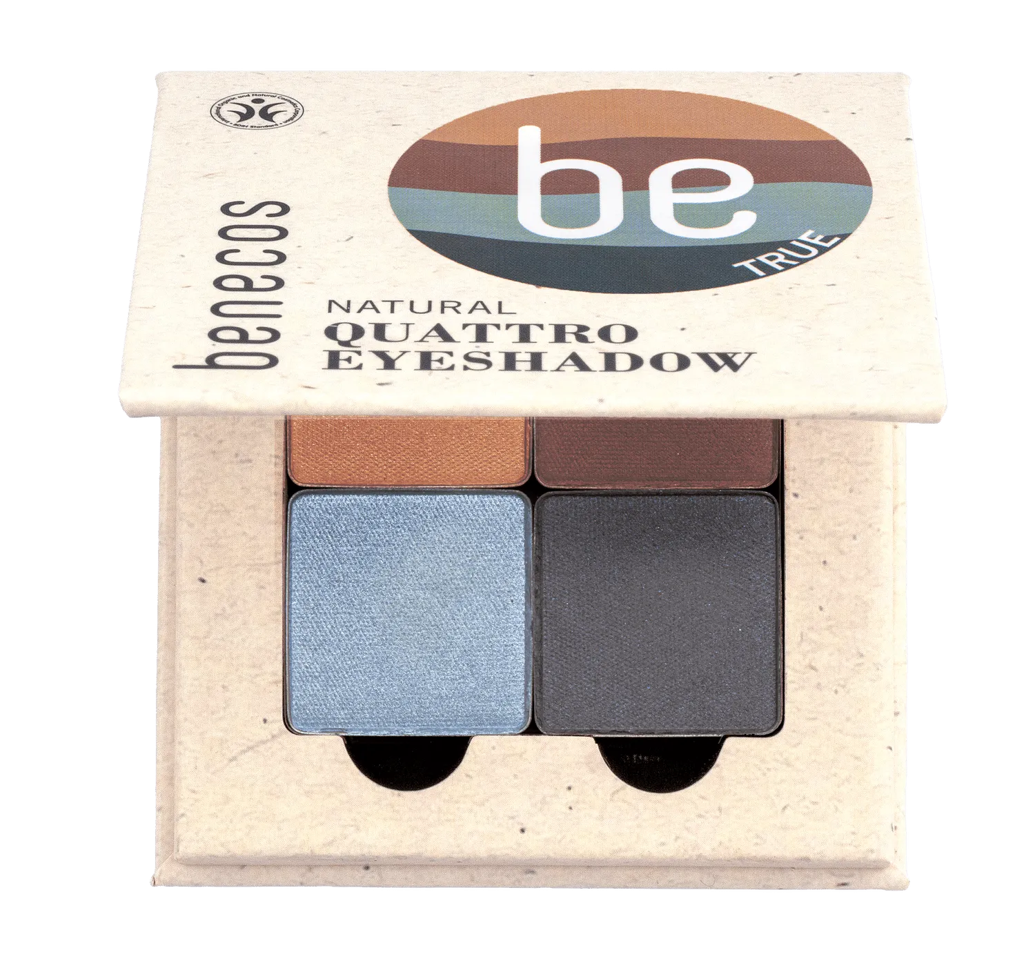 Benecos Oogschaduw quattro true blue (1 stuk)
